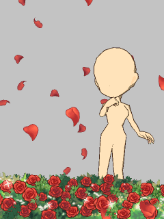 【オブジェ】[ﾒﾓﾘﾝ]薔薇の花畑