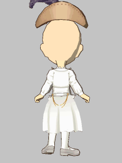 【セット服】[BABY]ﾊｯﾄ付き純白の王子様衣装
