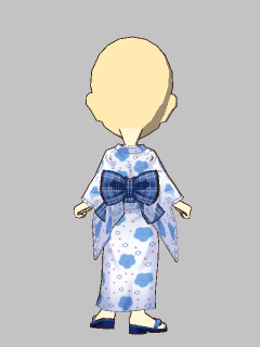 【セット服】[春海にむ]小花柄の着物